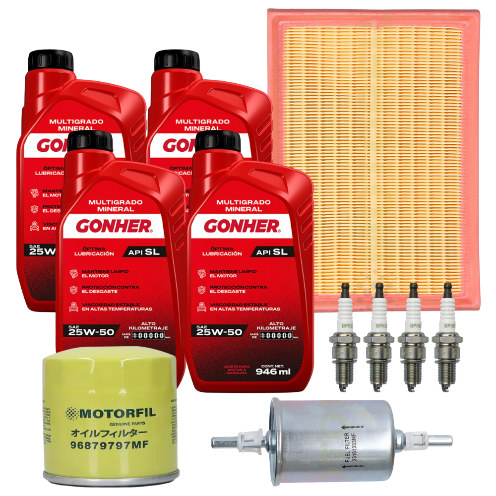 Kit Afinacion Chevy 1994-2012 Gonher 25w50
