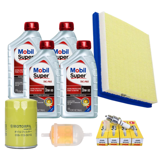 Kit De Afinacion Vw Sedan 1974-1992 1.6 Aceite Mobil 20w50