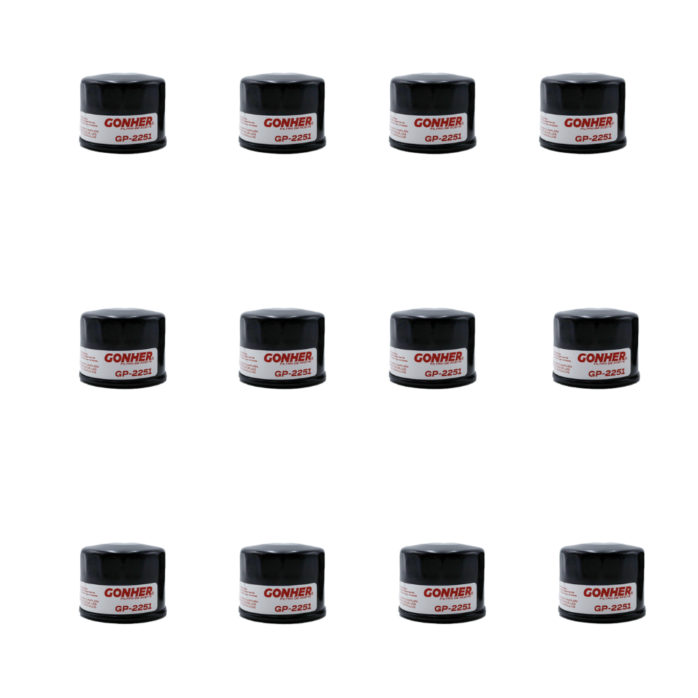 Filtros De Aceite Gp-2251 Gonher 12 Pza Mayoreo