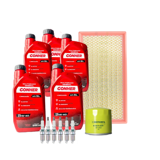 Kit De Afinacion Cirrus 2001 Al 2006 2.7 Gonher 15w40