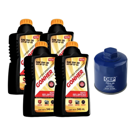 Kit Cambio De Aceite Saveiro 2015 Al 2018 1.6 Gonher 20w50