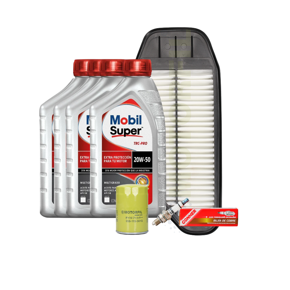Kit Afinación Spark 2011-2018 1.2 Mobil 20w50 B/GHONER