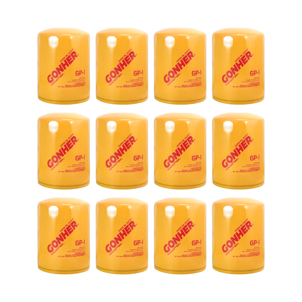 Filtros De Aceite Gp-1 Gonher 12pz Mayoreo