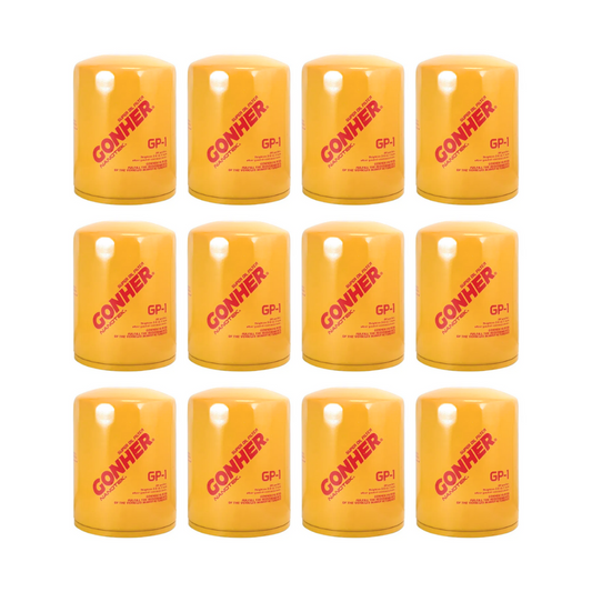 Filtros De Aceite Gp-1 Gonher 12pz Mayoreo