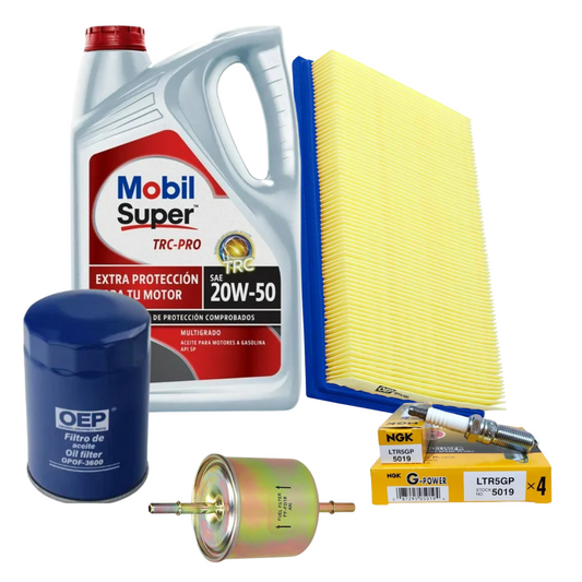 Kit Afinación Courier 2001-2006 1.6l B/platino Mobil 20w50