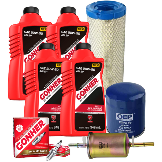 Kit Afinacion Ecosport 2004 2012 2.0l Bujía Gonher 20w50