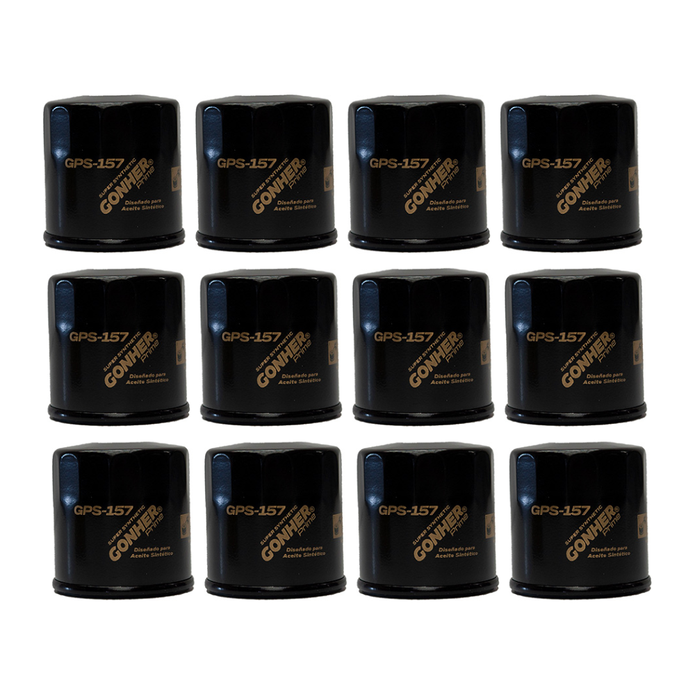 Filtros De Aceite Gps-157 Gonher 12pz Mayoreo