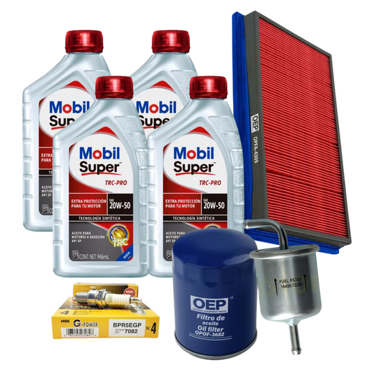 Kit De Afinacion Sentra 1996 - 1999 1.6 L Mobil 20w50