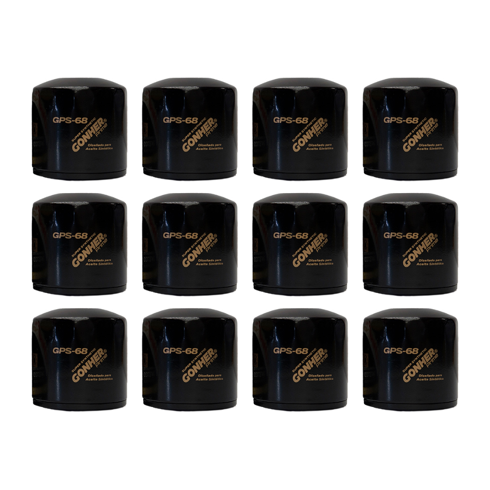 Filtros De Aceite Gps-68 Gonher 12pz Mayoreo