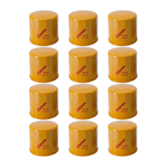 Filtros De Aceite Gp-91 Gonher 12pz Mayoreo