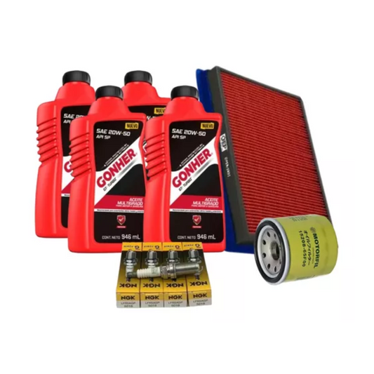 Kit De Afinacion Sentra 2001 Al 2003 1.8 L Gonher B/platino