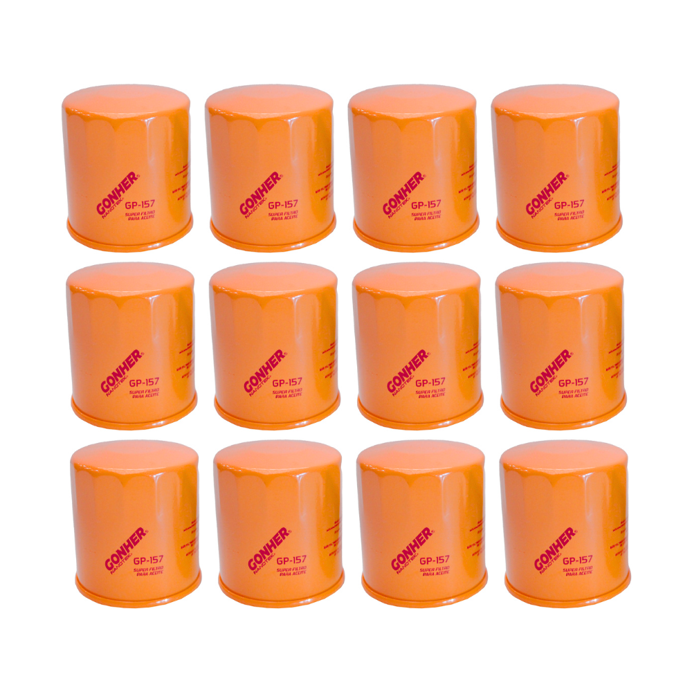 Filtros De Aceite Gp-157 Gonher 12pz Mayoreo