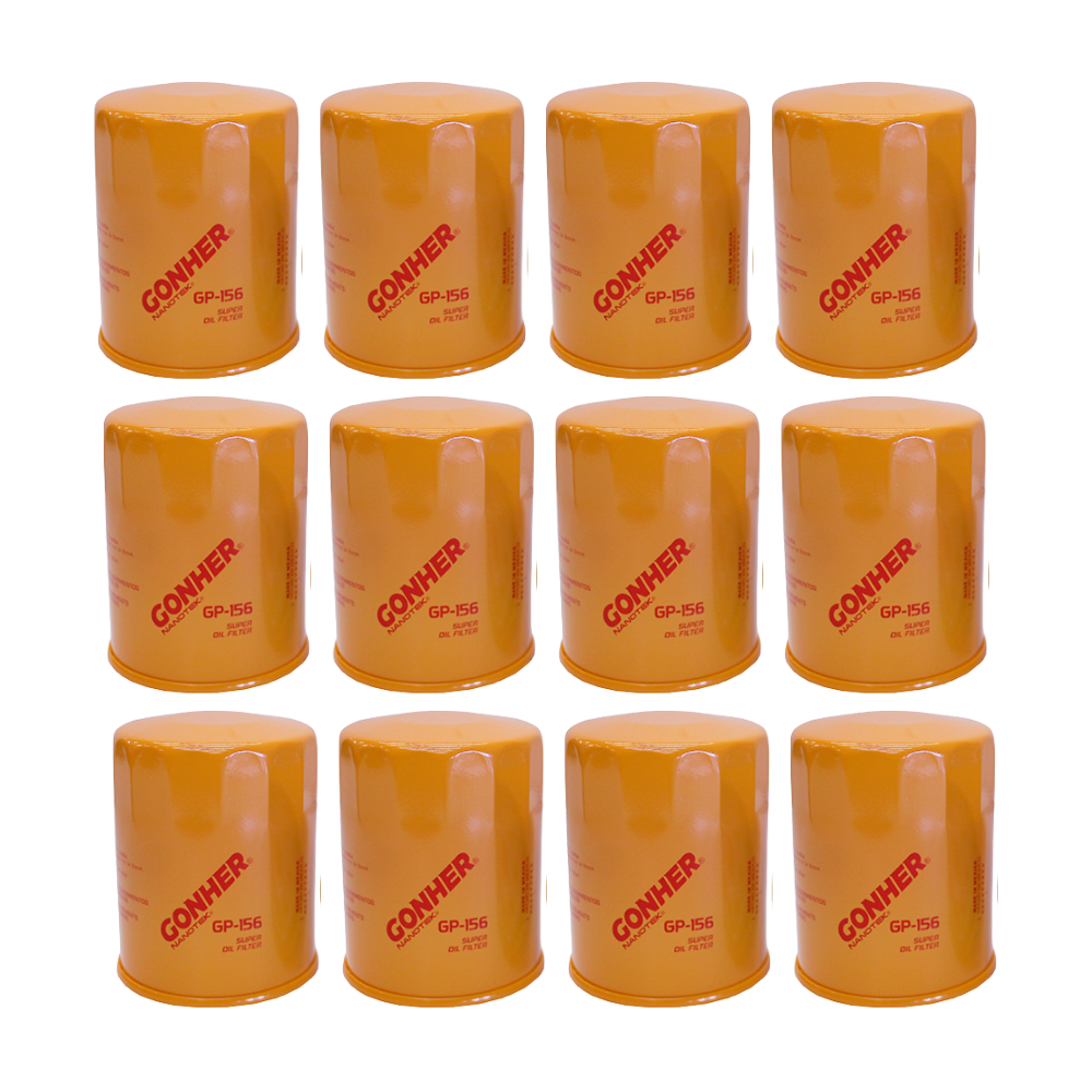 Filtros De Aceite Gp-156 Gonher 12pz Mayoreo