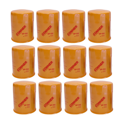 Filtros De Aceite Gp-156 Gonher 12pz Mayoreo