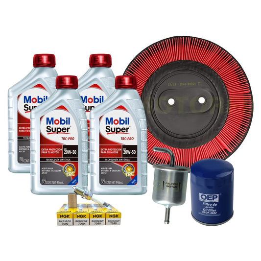 Kit De Afinacion Con Bujias Platino D21 93-04 2.4l Mobil