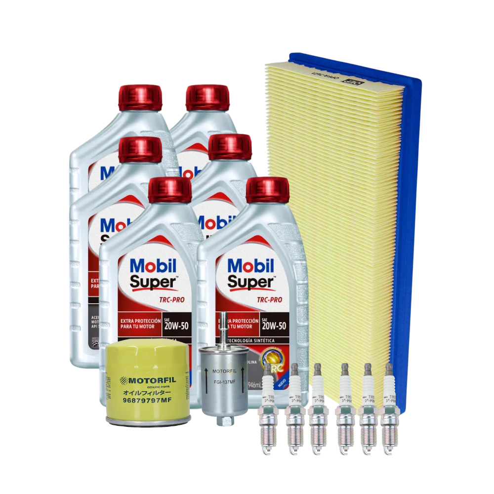 Kit De Afinación Blazer 1997-2005 4.3l 20w50 Mobil B/GHONER