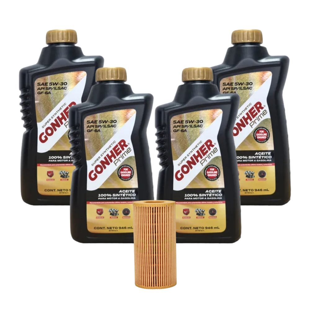 Kit Cambio De Aceite Bora 2006 Al 2010 2.5 Gonher 5w30