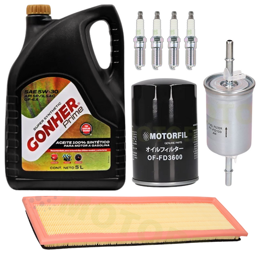 Kit Afinación Fiesta 2003-2010 1.6 Gonher 5w30