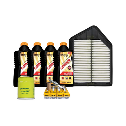 Kit Afinación Bujías Platino Honda Cr-v 10-11 2.4l 5w30