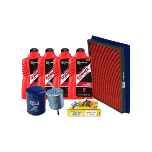 Kit De Afinacion Sentra 1996 - 1999 1.6 L Gonher 15w40