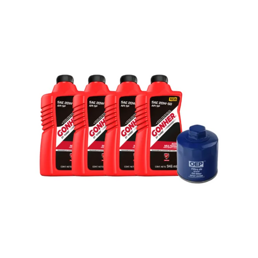 Kit Cambio De Aceite Gol 2014 Al 2020 1.6 Gonher 20w50