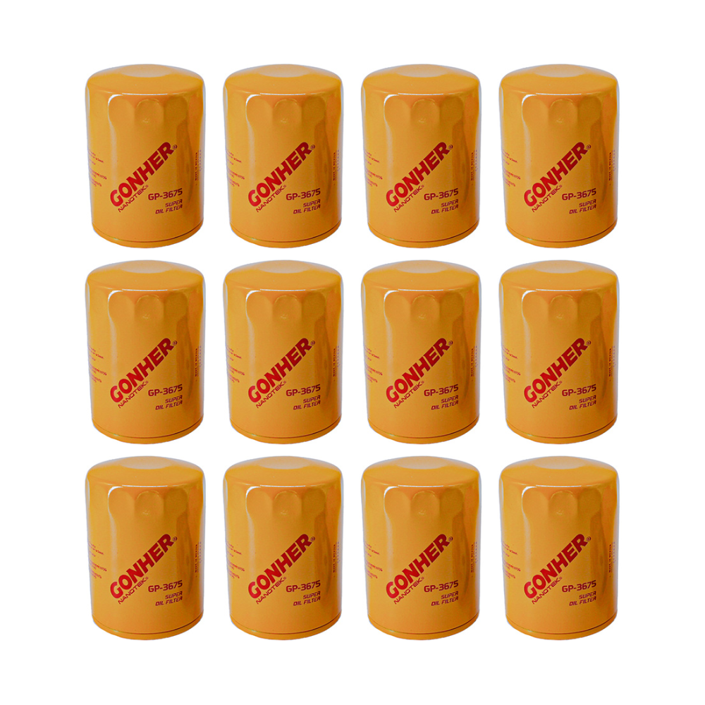 Filtros De Aceite Gp-3675 Gonher 12pz Mayoreo
