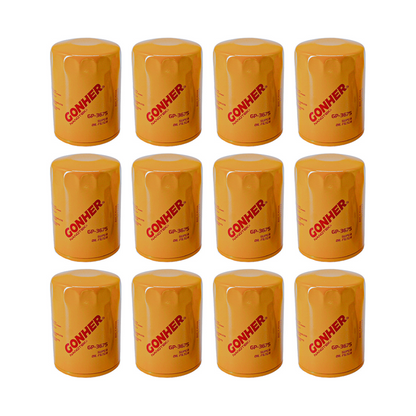 Filtros De Aceite Gp-3675 Gonher 12pz Mayoreo