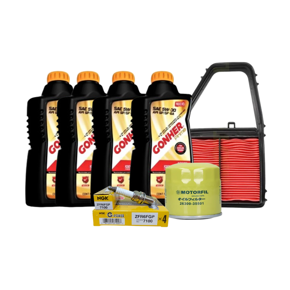 Kit De Afinación Honda Civic 01-05 1.7l Gonher 5w30