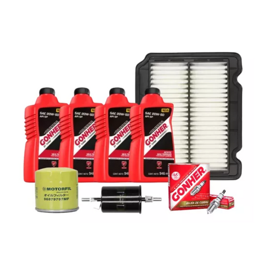 Kit De Afinacion Aveo 2009-2017 1.6 Bujía Gonher 20w50