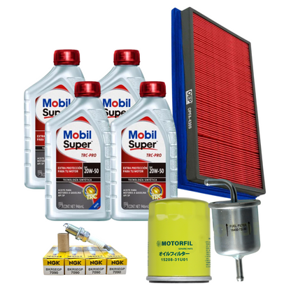 Kit De Afinacion Altima 1993 - 2001 2.4l Mobil 20w50