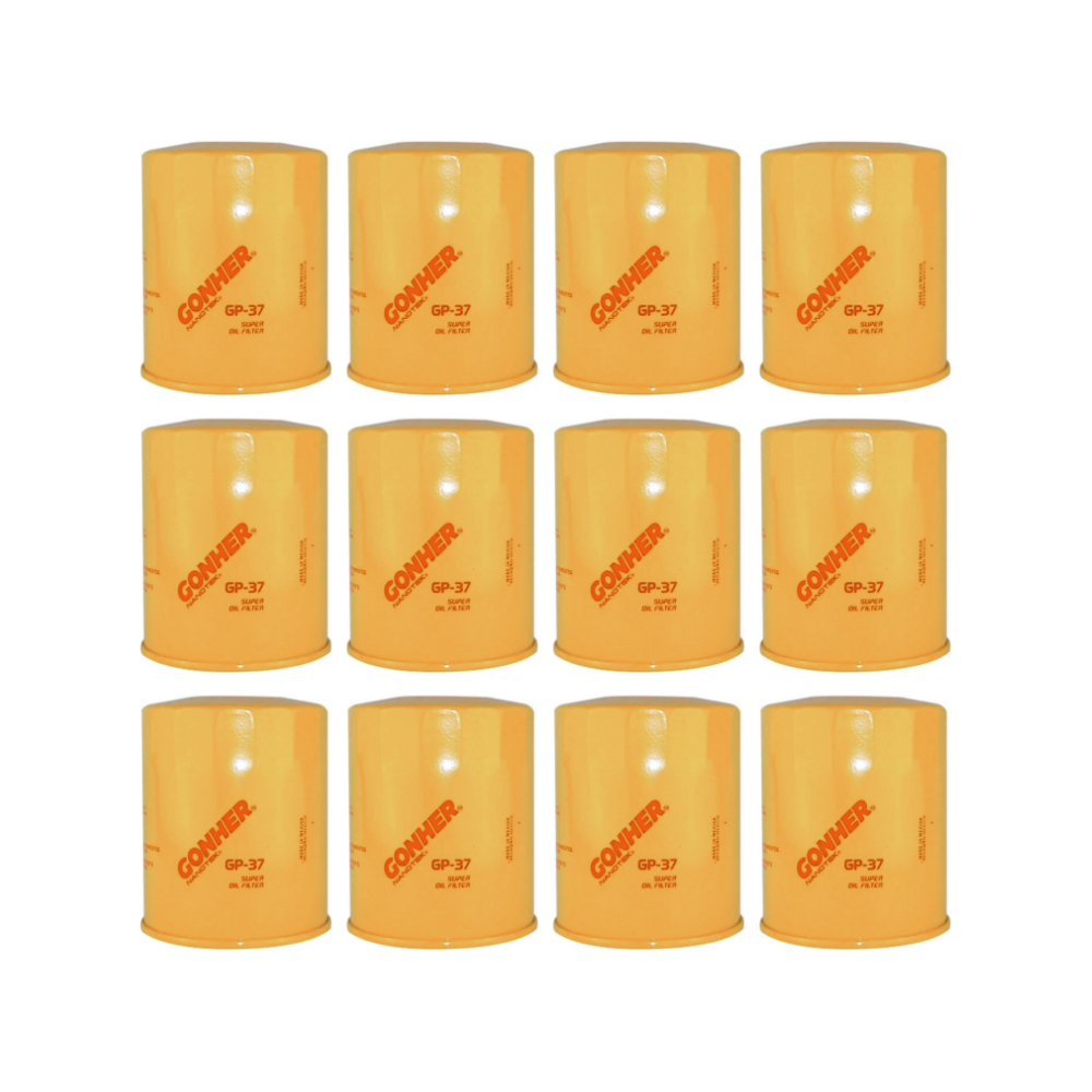 Filtros De Aceite Gp-37 Gonher 12pz Mayoreo