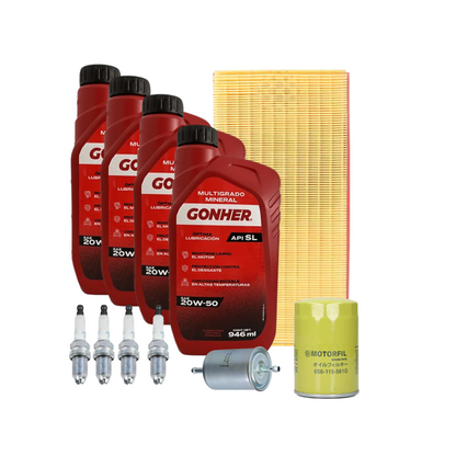 Kit Afinación Jetta A4 Mk4 2000-2010 2.0l 20w50 B/multielect