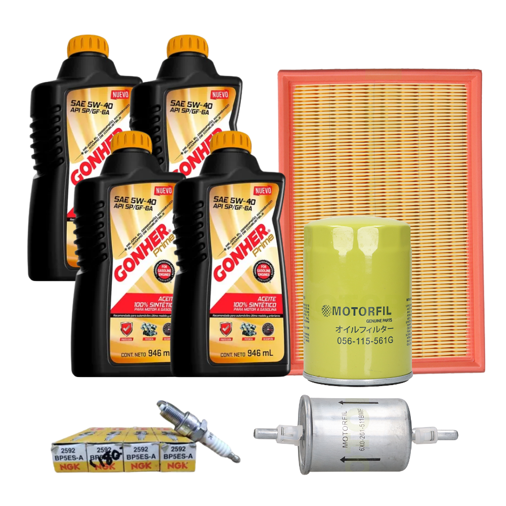 Kit Afinación Derby 1.8l 1995 Al 2005 Gonher 5w40