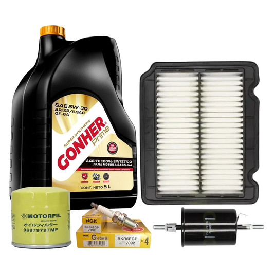 Kit De Afinacion Aveo 2008-2018 1.6 Gonher 5w30