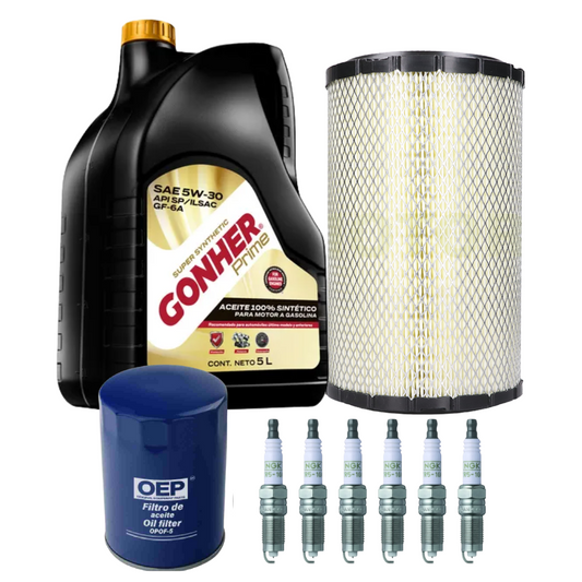 Kit Afinacion Gmc Sierra 1500 Pick Up 1996-1998 4.3l 6v 5w30