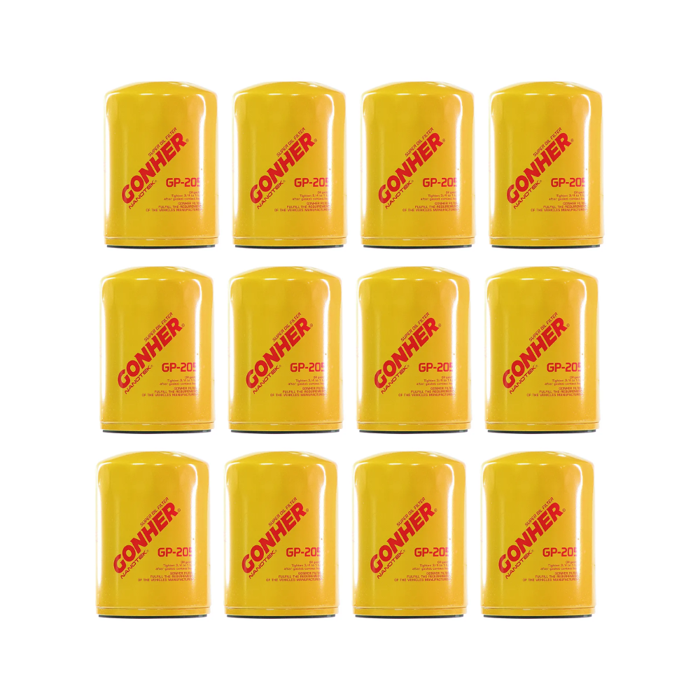 Filtros De Aceite Gp-205 Gonher 12pz Mayoreo