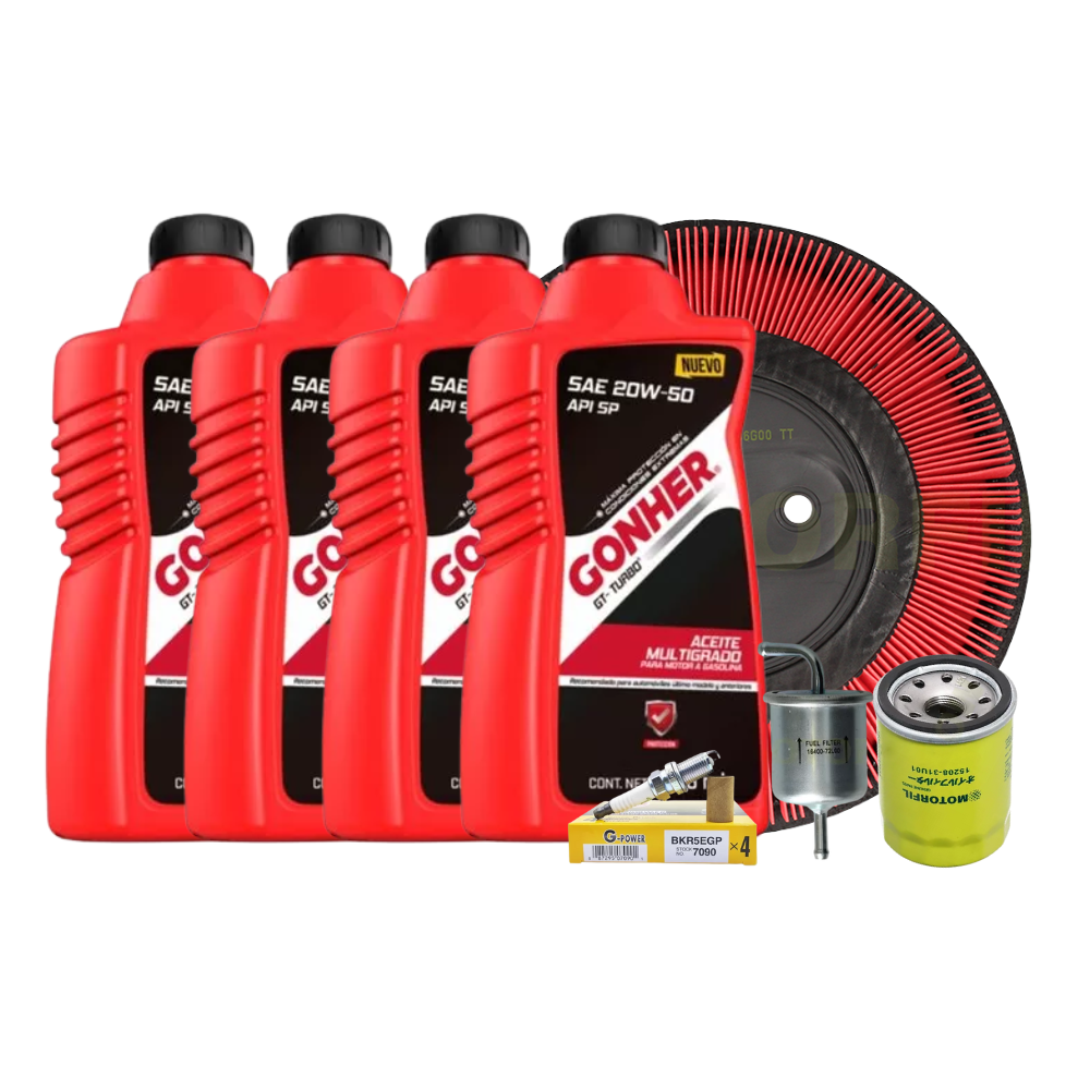 Kit De Afinación D21 2005 Al 2010 2.4l Gonher B/platino