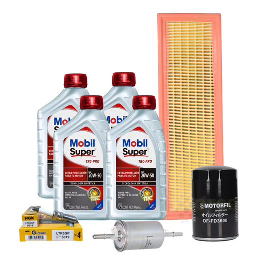 Kit Afinacion Ford Fiesta 2003-2010 1.6 Mobil Bujia Platino