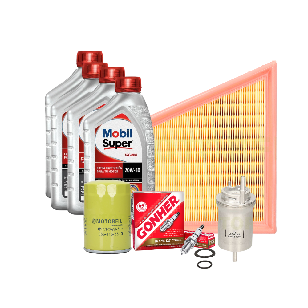 Kit De Afinación Seat Ibiza 2003 Al 2007 2.0l 20w50 4l Mobil B/GHONER