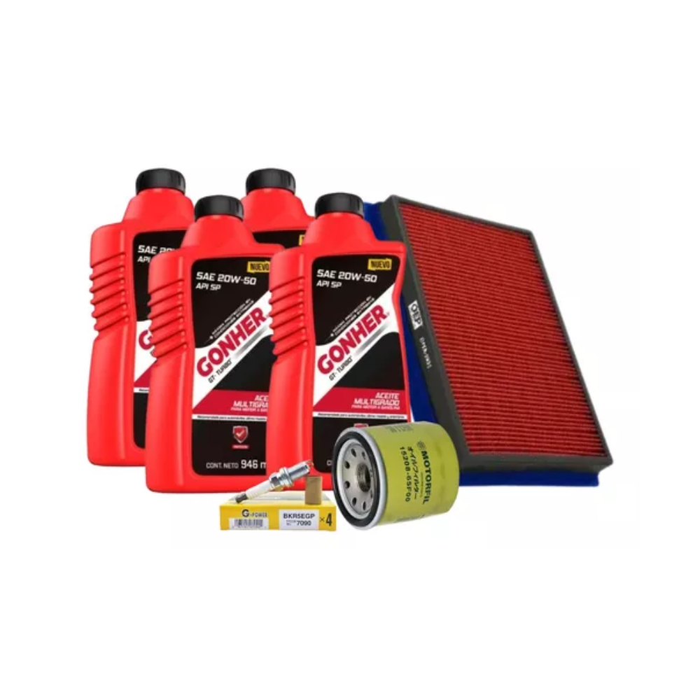 Kit De Afinacion Sentra 2000 Al 2001 2.0l Gonher B/platino