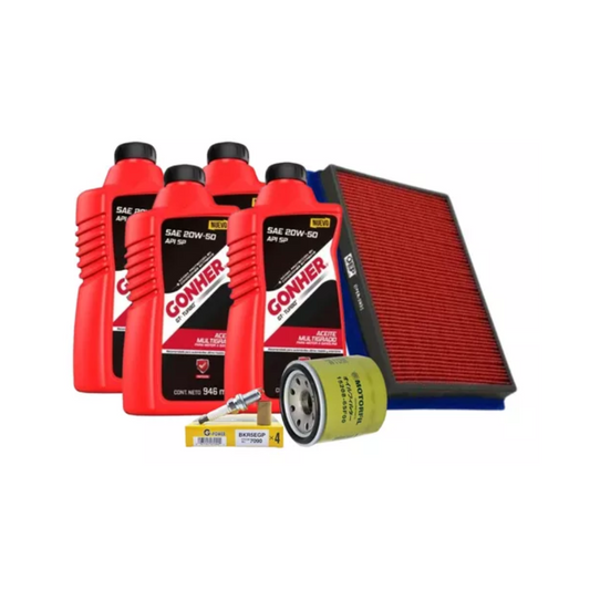 Kit De Afinacion Sentra 2000 Al 2001 2.0l Gonher B/platino