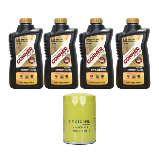Kit Cambio De Aceite Combi 1994 Al 2002 1.8 Gonher 5w30