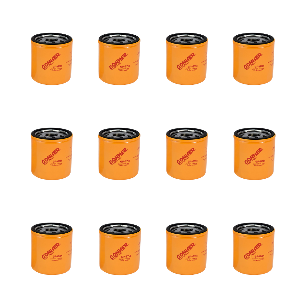 Filtros De Aceite Gp-6714 Gonher 12 Pza Mayoreo