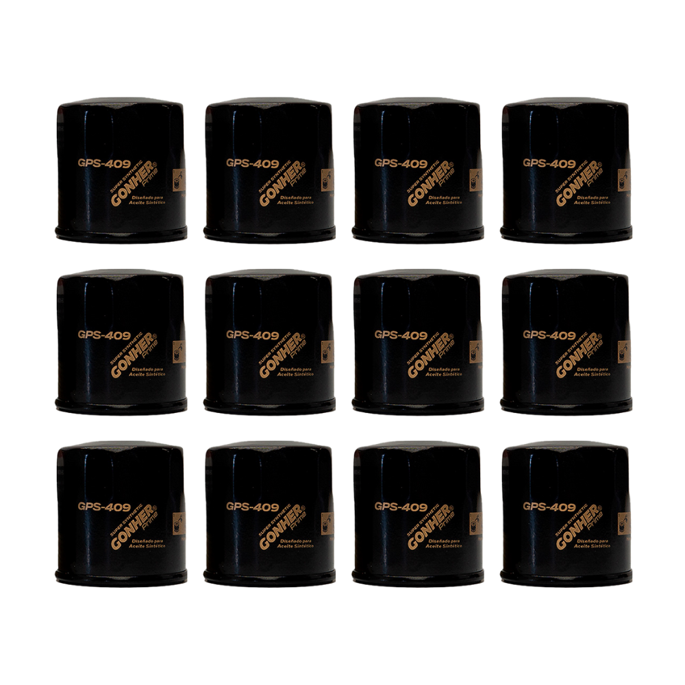 Filtros De Aceite Gps-409 Gonher 12pz Mayoreo