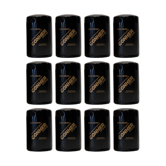 Filtros De Aceite Gps-3600 Gonher 12pz Mayoreo