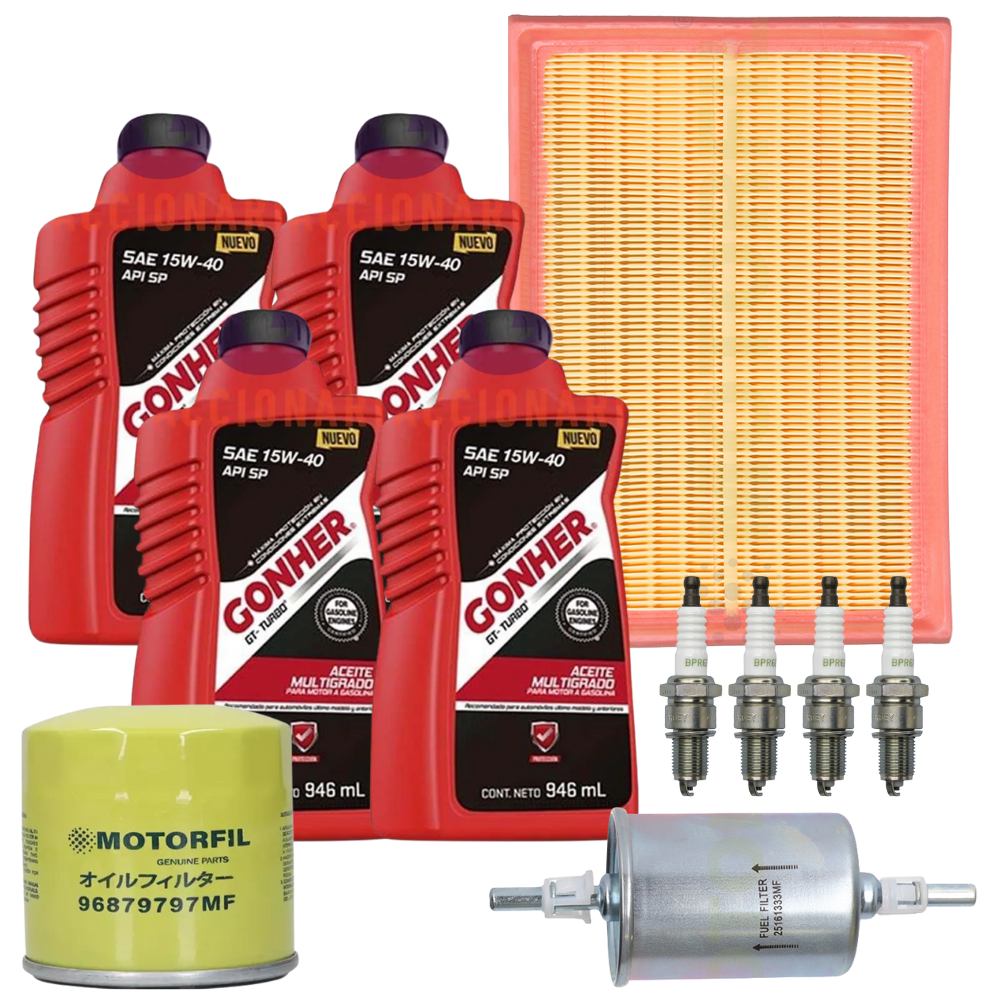 Kit De Afinación Corsa 2002-2008 1.4 1.6 15w40 Gonher