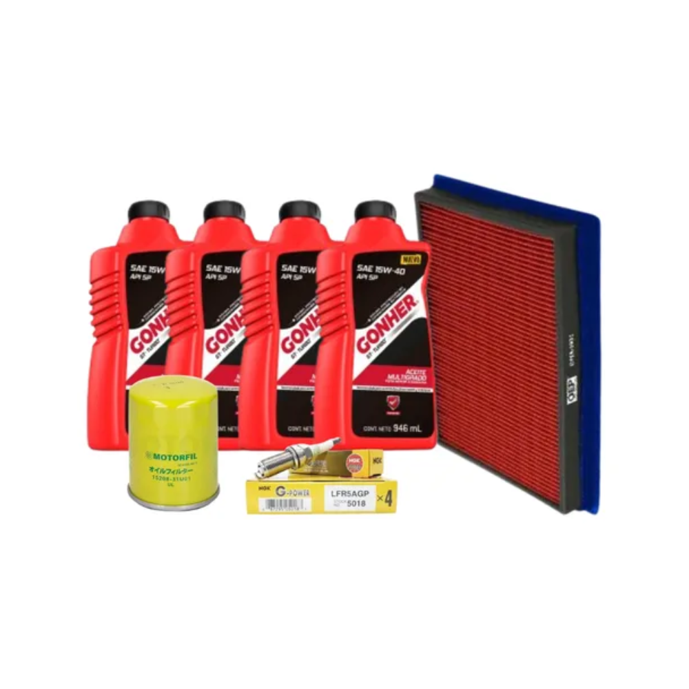 Kit De Afinacion Sentra 2004 Al 2006 1.8l, 2.5l Gonher 15w40