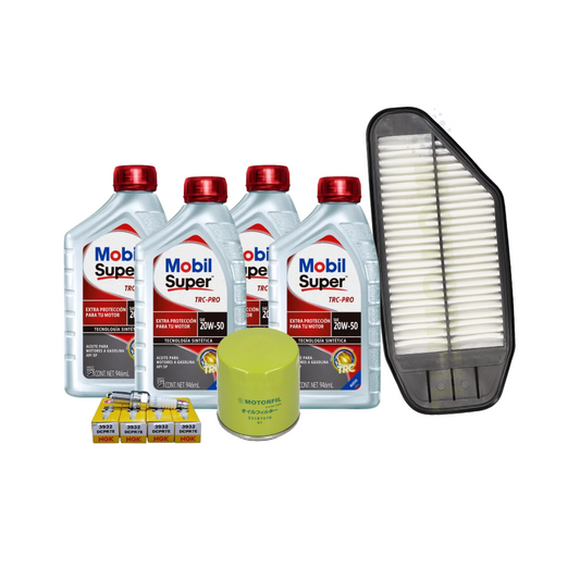 Kit Afinación Spark 2011-2018 1.2 Mobil 20w50 Bujia Platino