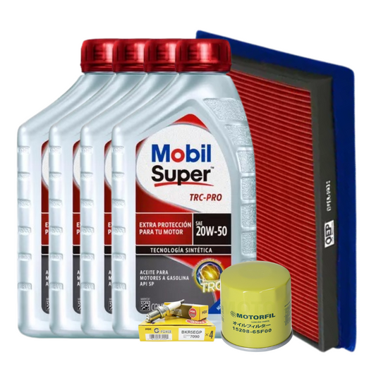 Kit De Afinacion Sentra 2000 Al 2001 2.0l Mobil 20w50 B/plat