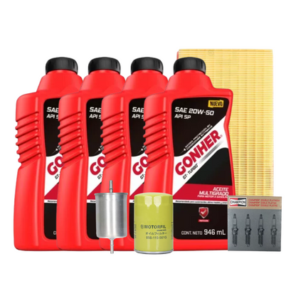 Kit De Afinación Beetle 2003 Al 2005 2.0 Gonher B/platino